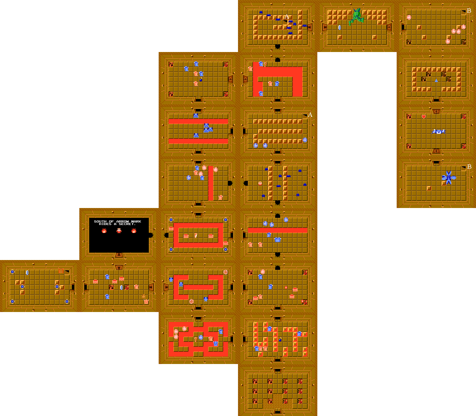 File:TLoZ Level-6 Second Quest Map.png - Zelda Wiki.