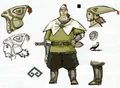 Concept art of Eagus from Hyrule Historia