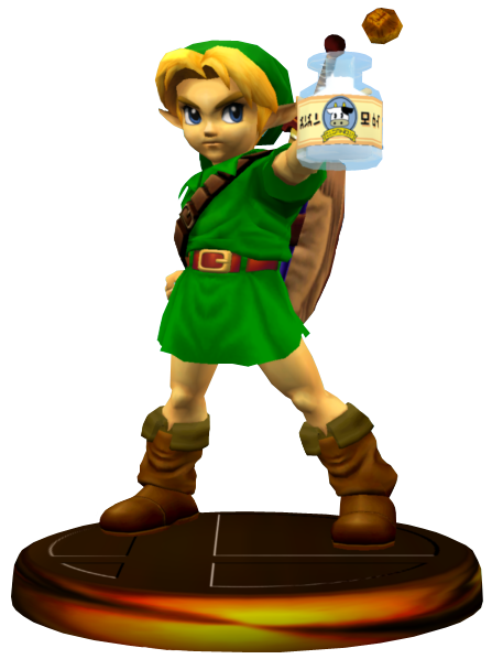 super smash bros melee young link