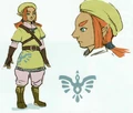 Concept art of Karane from Hyrule Historia