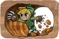 Link using the Mole Mitts