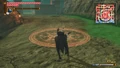 Ghirahim using a Magic Circle as part of his Demon Blade attacks from Hyrule Warriors