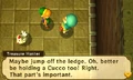 The Treasure Hunter providing hints