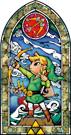 Zelda shop stained glass