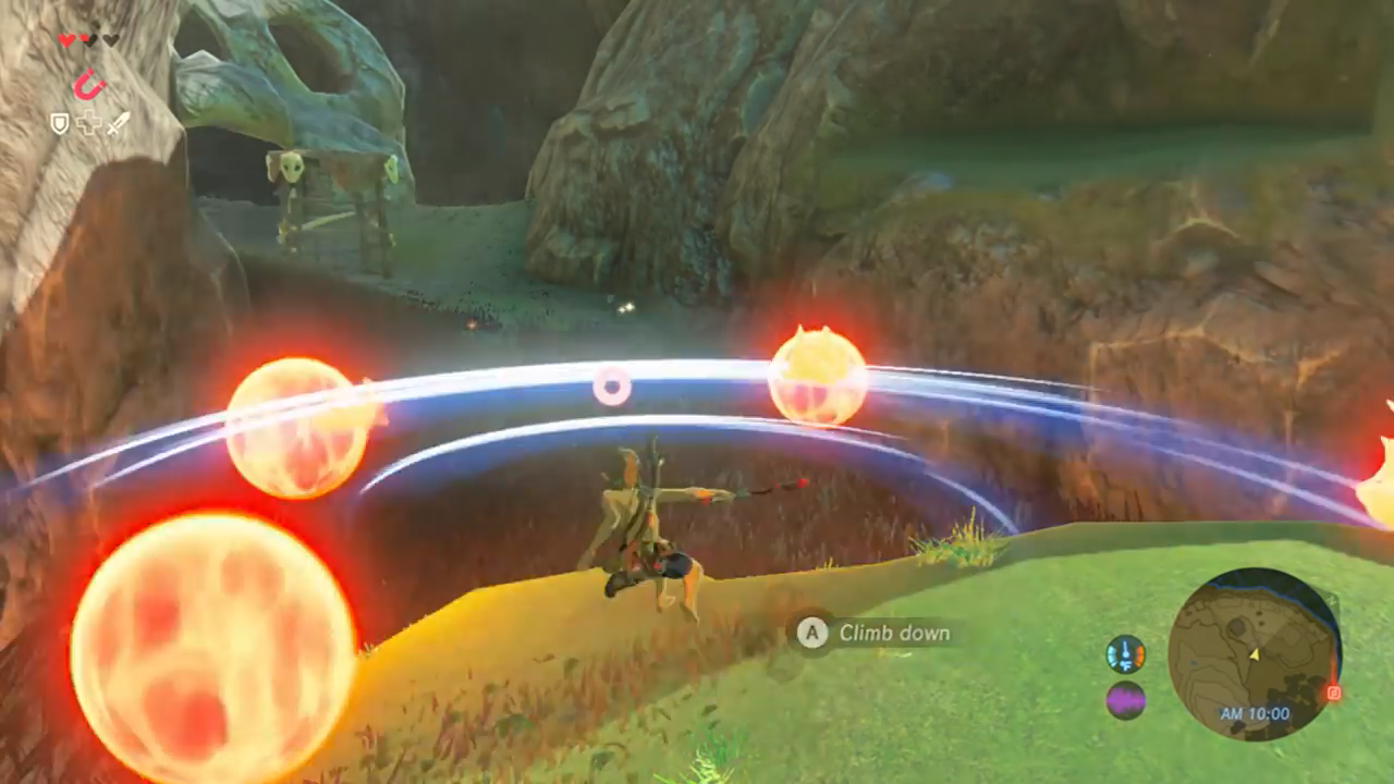Through the fire and flames? The Legend of Zelda: Link's