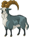 Concept art of a Mountain Goat.