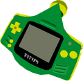 Tingle Tuner from The Wind Waker, which resembles the Game Boy Advance