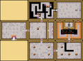 Hero's Cave first visit map from Oracle of Seasons