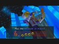 Sheik playing the Serenade of Water song on the Harp.