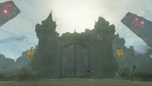 BotW Hyrule Castle Gate