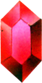 Alternate artwork of a red Rupee from A Link to the Past