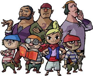 TWW Tetra's Pirate Crew Artwork