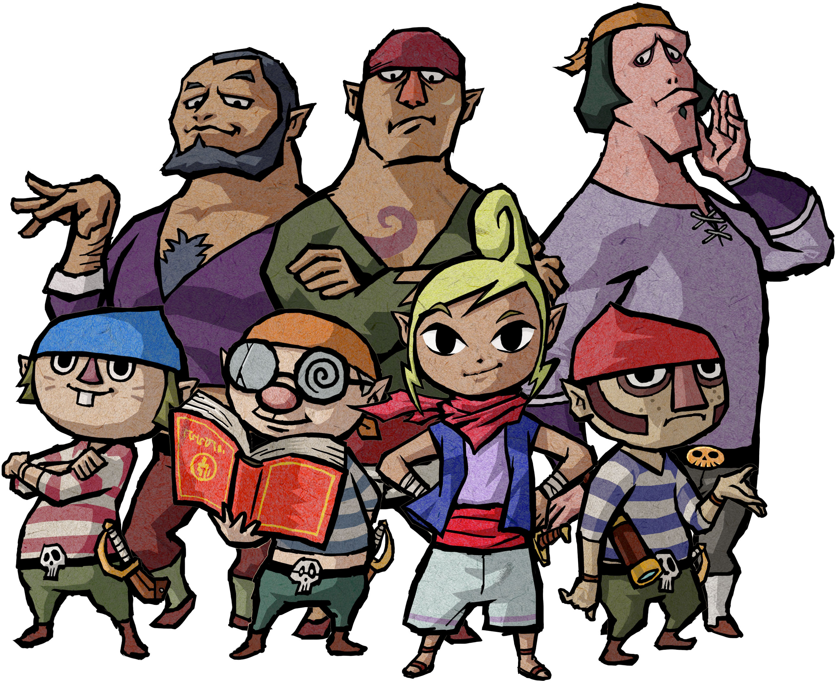 Free: The Legend Of Zelda Clipart Original - Link The Wind Waker