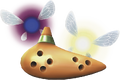 Artwork of the Fairy Ocarina from Hyrule Warriors Legends