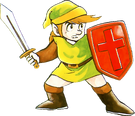 TLoZ Link Blocking Artwork 2