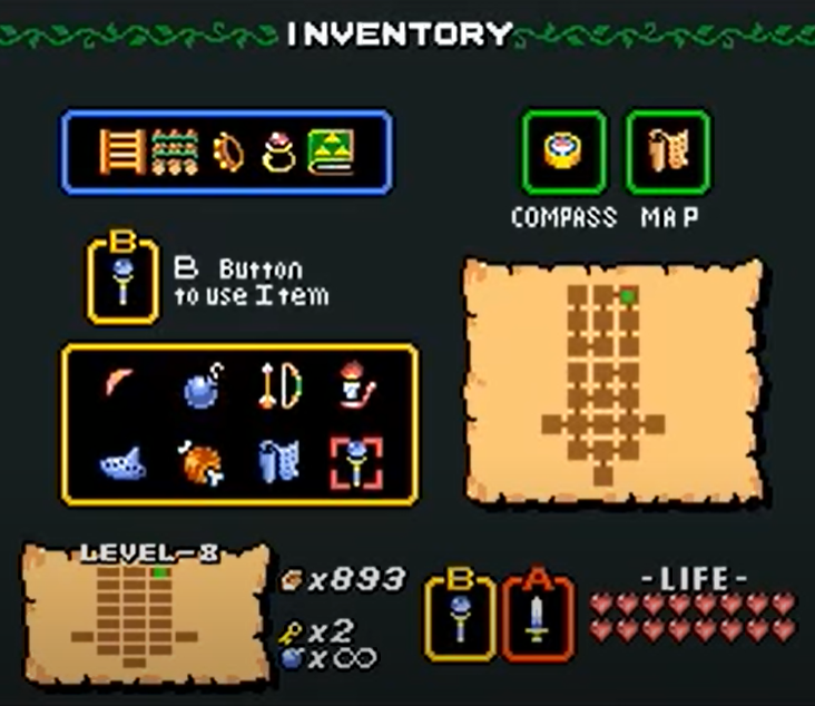 Zelda - Liste de 7 puzzles 