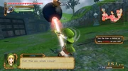 Linkle firing a giant Bomb Arrow in Hyrule Warriors
