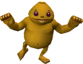 A Goron, eager to hug Link, as seen in-game