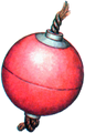 Official artwork of the Super Bomb from A Link to the Past