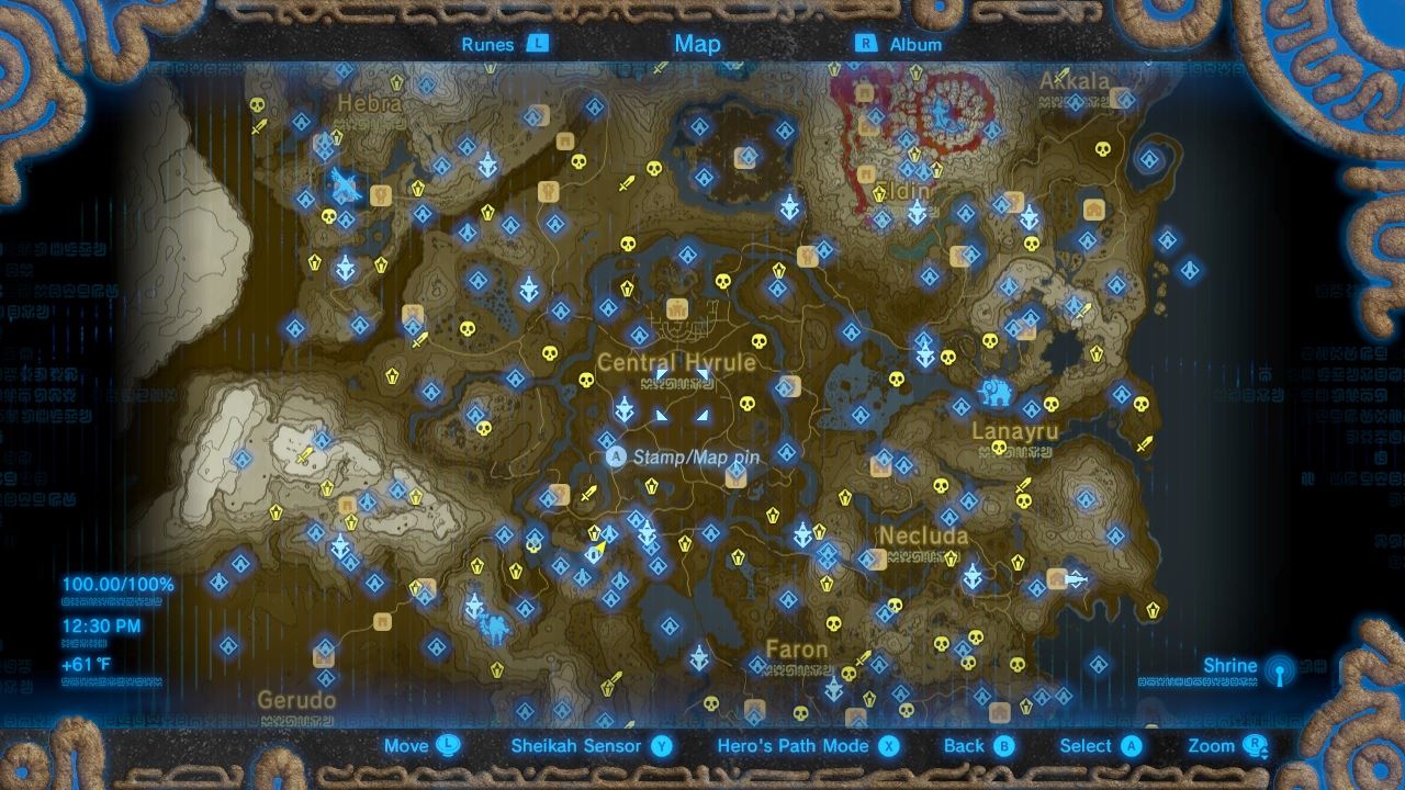 Wii U) The Legend of Zelda: Breath of the Wild - 100% Longplay 