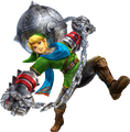 Artwork of Link with the Ball and Chain from Hyrule Warriors