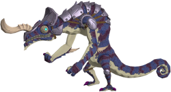 BotW Blue Lizalfos Model