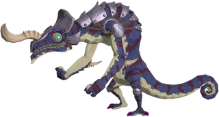 BotW Blue Lizalfos Model