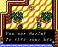 Link obtaining Marin in Link's Awakening DX