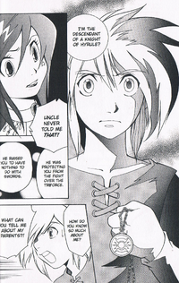 Link in the  manga