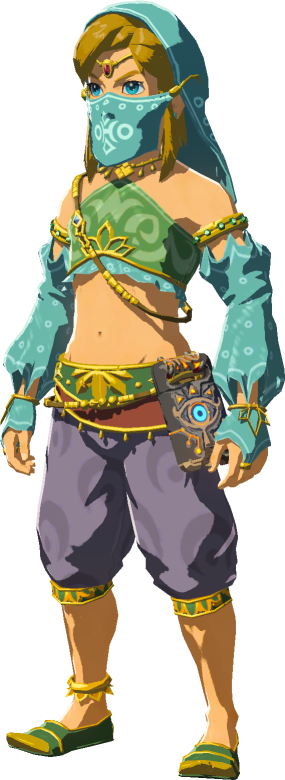 Actualizar 53+ imagen legend of zelda breath of the wild link gerudo outfit