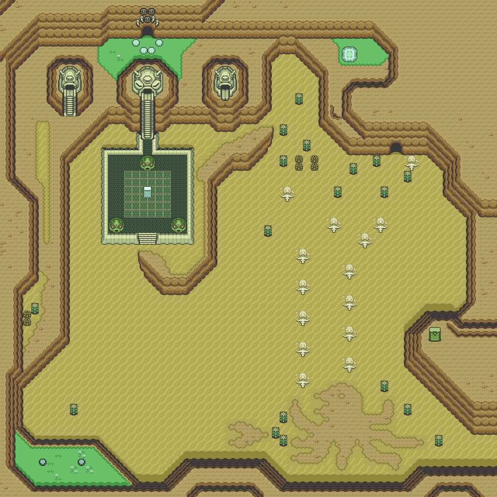 Light World - The Desert Palace - The Legend of Zelda: A Link to the Past Guide - IGN