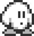 The genuine Kirby as seen from Kirby's Dream Land, his first appearance
