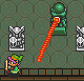 Beamos attacking Link in A Link to the Past