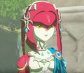 Mipha watching the ceremony