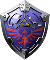 Artwork of the Hylian Shield from Twilight Princess HD