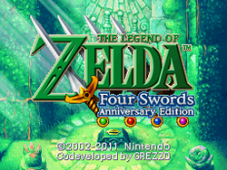 The legend of zelda deals four swords anniversary edition download
