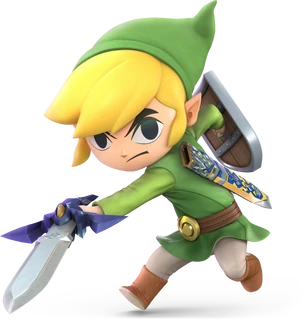 SSBU Toon Link Render