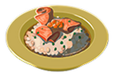 https://static.wikia.nocookie.net/zelda_gamepedia_en/images/e/e0/BotW_Salmon_Risotto_Icon.png/revision/latest/smart/width/386/height/259?cb=20171227175941