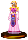 SSBM Zelda Trophy Model.png