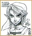 2007 New Year greeting card for Nintendo Dream made by Yusuke Nakano, based on Twilight Princess