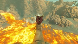 BotW Goro Cove Korok