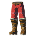 Icon of Snow Boots with Red Dye