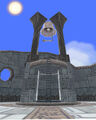 The bell that must ring atop the tower to open the gateway to Hyrule beneath the Great Sea