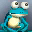 MM3D Cyan Frog Notebook Portrait.png
