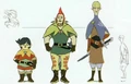 Concept art of Strich and his friends from Hyrule Historia