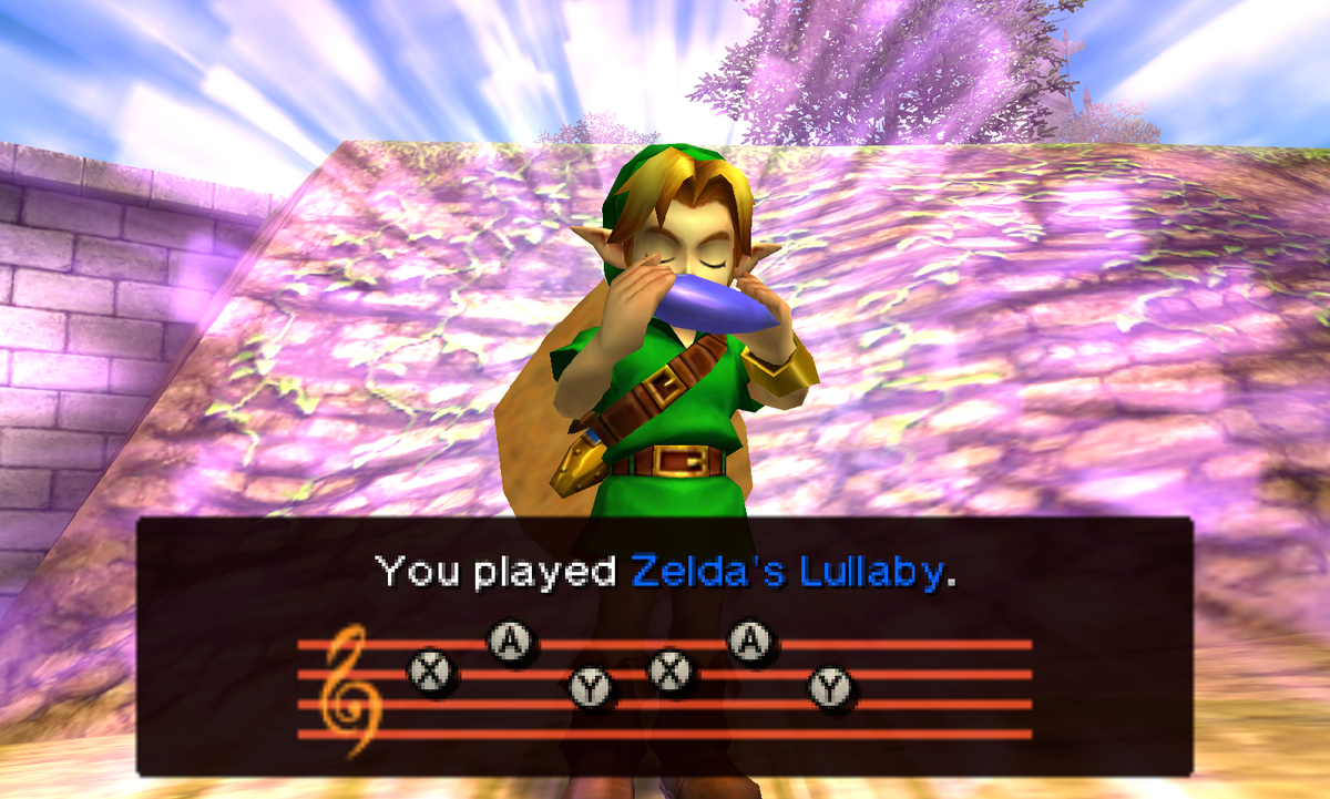 Playing Epona's Song from The Legend of Zelda: Ocarina of Time