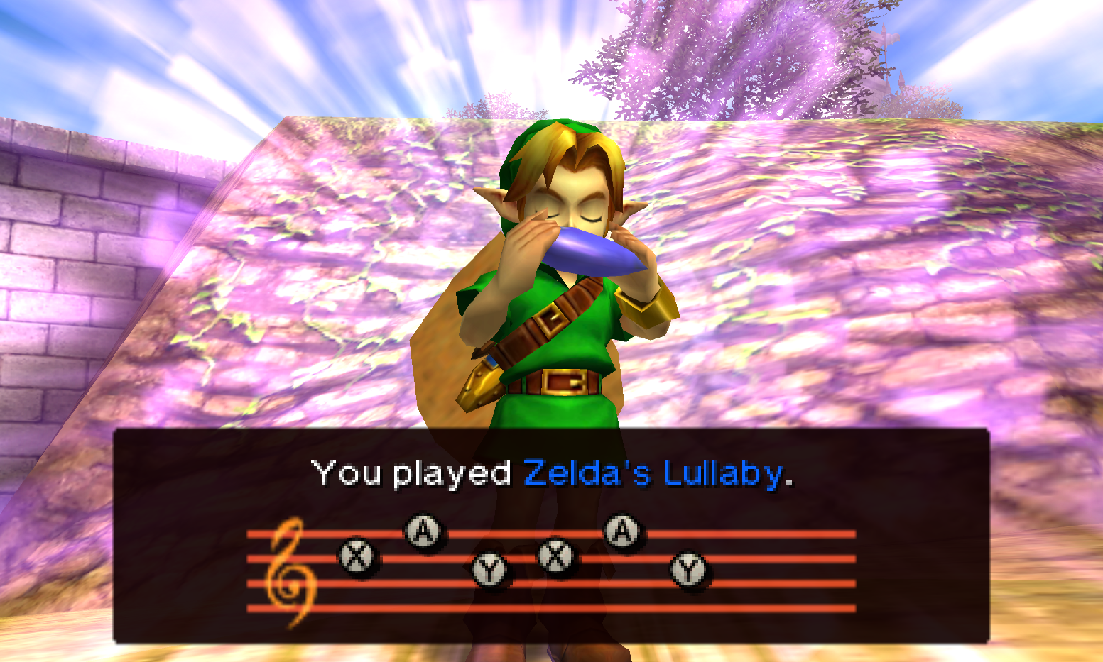 OC ReMix #966: Legend of Zelda: Ocarina of Time 'Lullaby Proximitus' [ Zelda's Theme] by Wintermute 