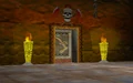 Door leading out of a chamber where a Gerudo Pirate is fought