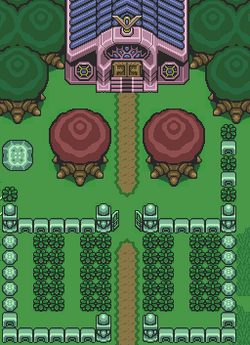 The Legend of Zelda: A Link to the Past - Inn Map (Labeled) - SNES Super Nintendo