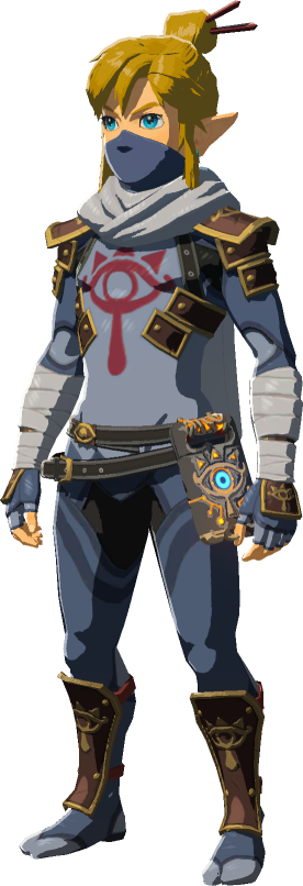 Arriba 56+ imagen link breath of the wild sheikah outfit